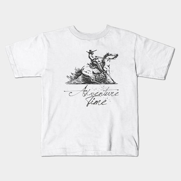 Hold Your Horses Kids T-Shirt by ArtRoute02